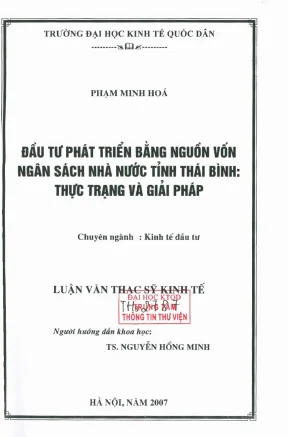 Nâng cao hiệu quả đầu tư phát triển bằng nguồn vốn ngân