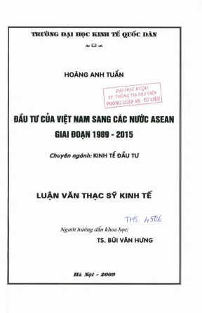 Nâng cao đầu tư của doanh nghiệp Việt Nam vào các nước ASEAN