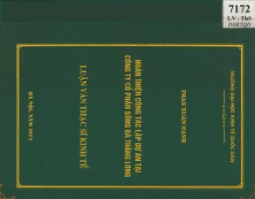 Cải Thiện Công Tác Lập Dự Án Đầu Tư Tại Công Ty Cổ Phần