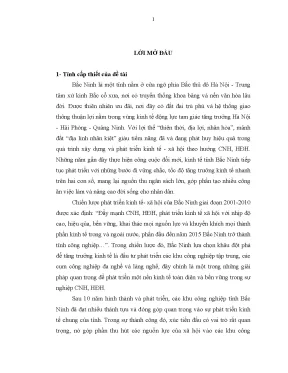 Xúc Tiến Đầu Tư Vào Các Khu Công Nghiệp Tỉnh Bắc Ninh: