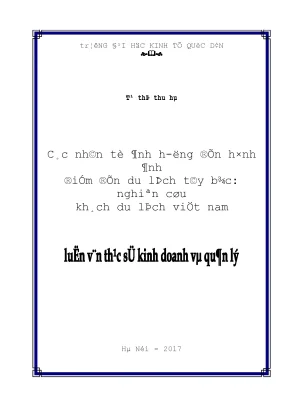 Nghiên Cứu Ảnh Hưởng Của Các Nhân Tố Đến Hình Ảnh Điểm 