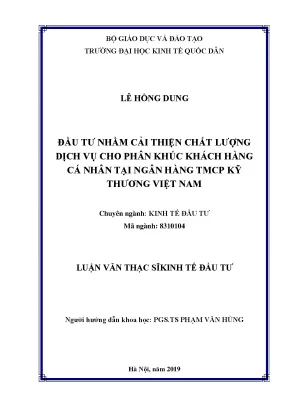 Cải Thiện Chất Lượng Dịch Vụ Ngân Hàng Cho Khách Hàng Cá