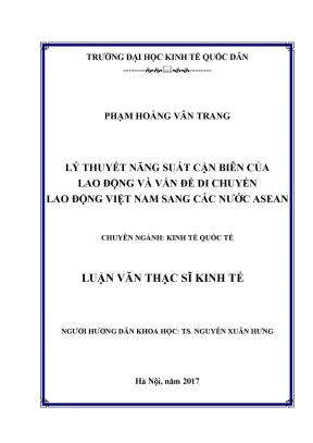 Năng Suất Cận Biên và Di Chuyển Lao Động Quốc Tế: Phân