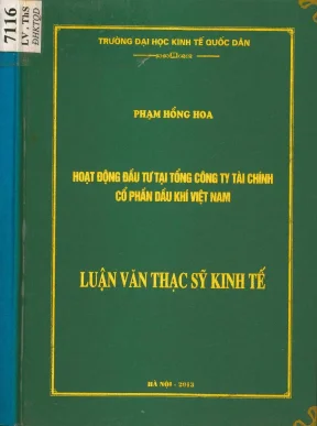 Nghiên Cứu Hoạt Động Đầu Tư Tại Tổng Công Ty Tài Chính