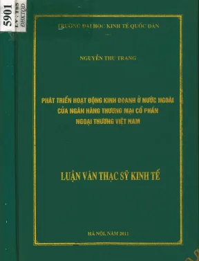 Phát Triển Kinh Doanh Nước Ngoài Của Ngân Hàng Thương