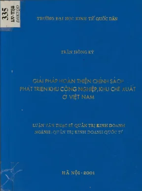 Phát Triển Khu Công Nghiệp và Khu Chế Xuất tại Việt Nam