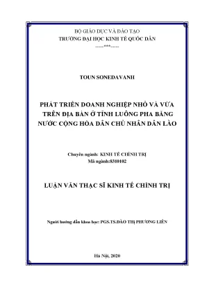 Phát Triển Doanh Nghiệp Nhỏ và Vừa Tại Tỉnh Luông Pha