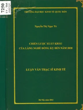Chiến Lược Xuất Khẩu Đối Với Làng Nghề Đồng Kỵ: Thực