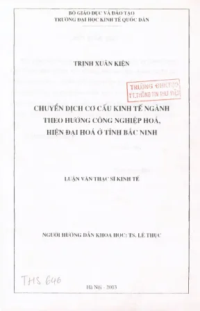 Chuyển Đổi Cơ Cấu Kinh Tế Ngành Tại Bắc Ninh: Hướng Tới