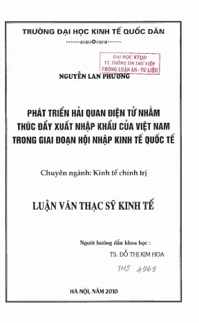 Phát Triển Hải Quan Điện Tử: Thúc Đẩy Xuất Nhập Khẩu