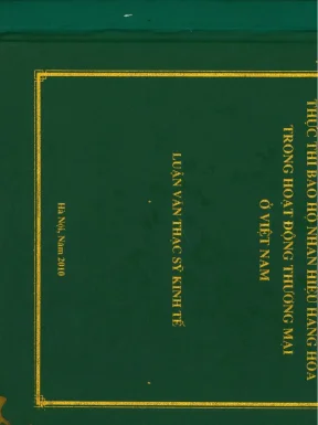 Bảo vệ nhãn hiệu hàng hóa trong thương mại Việt Nam