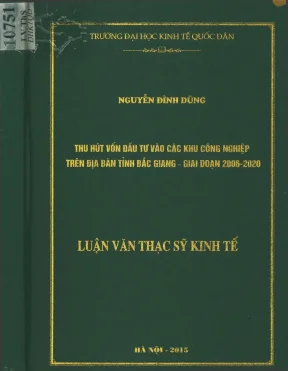 Thu Hút Vốn Đầu Tư Vào Các Khu Công Nghiệp Tỉnh Bắc