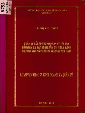 Quản Lý Rủi Ro Tài Sản Bảo Đảm Bất Động Sản Tại Ngân 