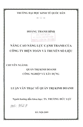 Nâng Cao Năng Lực Cạnh Tranh Của Công Ty Điện Toán Và