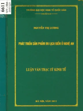 Phát Triển Sản Phẩm Du Lịch Biển Nghệ An: Thực Trạng và 