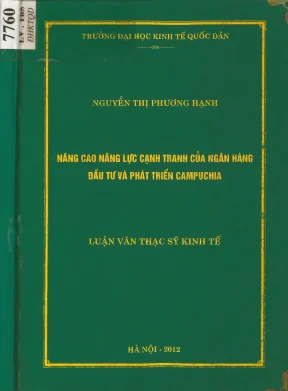 Nâng Cao Năng Lực Cạnh Tranh Của Ngân Hàng Đầu Tư Và