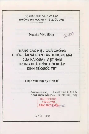Nâng Cao Hiệu Quả Chống Buôn Lậu và Gian Lận Thương Mại 