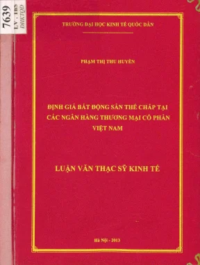 Định Giá Bất Động Sản Thế Chấp Tại Ngân Hàng Thương Mại 
