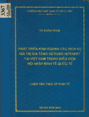 Phát Triển Dịch Vụ Giá Trị Gia Tăng Qua Internet Tại