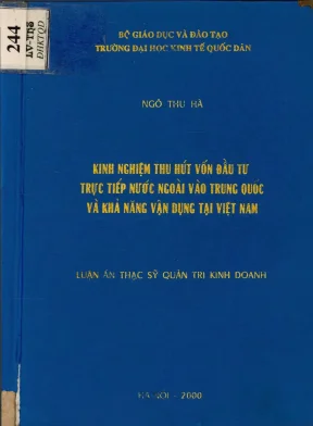 Phân Tích Đầu Tư Trực Tiếp Nước Ngoài Tại Việt Nam: Kinh