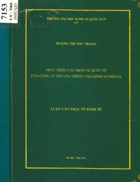 Phát Triển Dịch Vụ Quốc Tế Tại Công Ty Truyền Thông Tài
