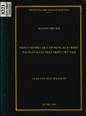 Nâng Cao Hiệu Quả Tín Dụng Xuất Khẩu Tại Ngân Hàng Phát