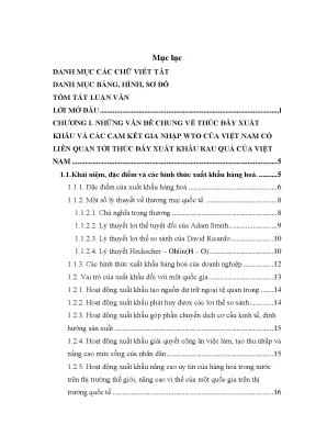 Thúc Đẩy Xuất Khẩu Rau Quả Việt Nam Sang Thị Trường Nhật Bản