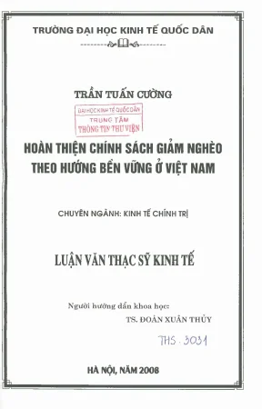 Chính Sách Giảm Nghèo Bền Vững Tại Việt Nam