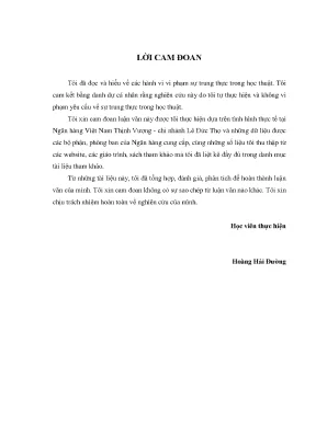 Đẩy Mạnh Hoạt Động Tín Dụng Xuất Nhập Khẩu Tại Ngân Hàng 