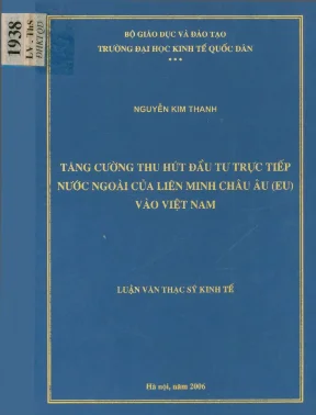 Tăng cường thu hút đầu tư trực tiếp nước ngoài từ Liên