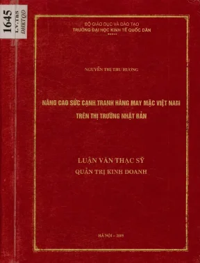 Nâng Cao Sức Cạnh Tranh Ngành May Mặc Việt Nam Tại Thị