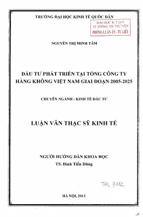 Đầu Tư Phát Triển Tại Tổng Công Ty Hàng Không Việt Nam