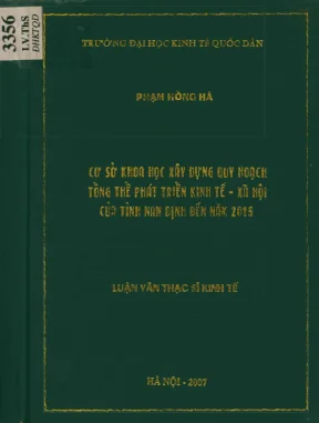 Phát Triển Kinh Tế - Xã Hội Tỉnh Nam Định Đến Năm 2015