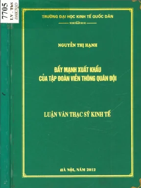 Đẩy Mạnh Xuất Khẩu Dịch Vụ Của Tập Đoàn Viễn Thông Quân Đội