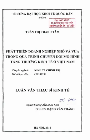 Phát Triển Doanh Nghiệp Nhỏ và Vừa Trong Quá Trình
