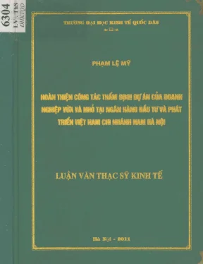 Thẩm Định Dự Án Đầu Tư Tại Ngân Hàng Thương Mại: Vai Trò