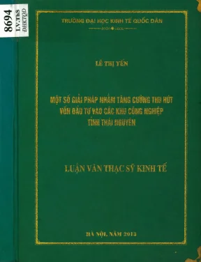 Giải pháp thu hút vốn đầu tư vào khu công nghiệp tỉnh