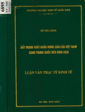 Đẩy Mạnh Xuất Khẩu Nông Sản Việt Nam Sang Trung Quốc Đến