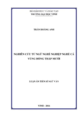 Nghiên Cứu Từ Ngữ Nghề Cá Vùng Đồng Tháp Mười