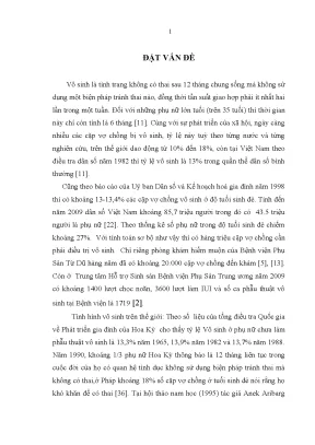 Tình Trạng Vô Sinh Tại Việt Nam: Nguyên Nhân, Tỷ Lệ và