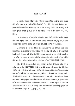 Đánh Giá Kết Quả Phẫu Thuật Điều Trị Lác Trong Cơ Năng
