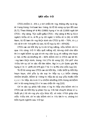 Tác động của chấn thương cột sống cổ đến tỷ lệ tử vong