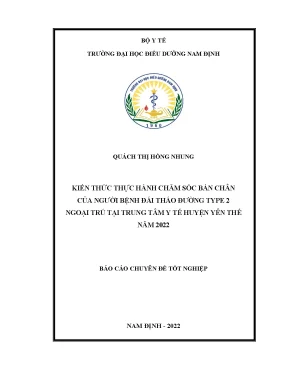 Kiến Thức Chăm Sóc Bàn Chân Cho Người Bệnh Đái Tháo 