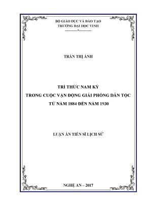 Trí Thức Nam Kỳ Trong Cuộc Vận Động Giải Phóng Dân Tộc