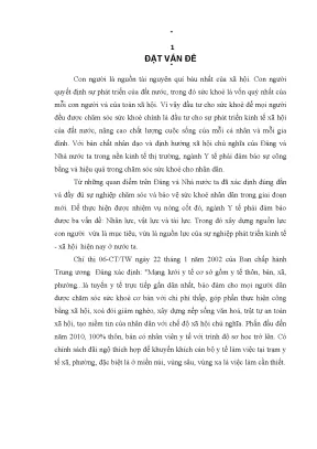 Nâng cao Chất lượng Chăm sóc Sức khoẻ tại Huyện Điện Biên