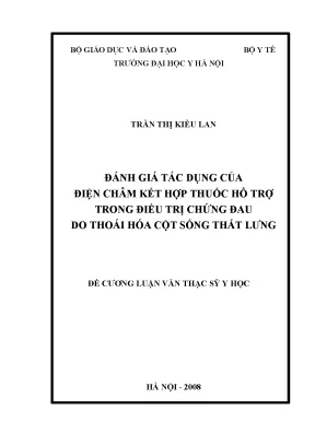 Đánh Giá Tác Dụng Của Điện Châm Kết Hợp Thuốc Trong Điều