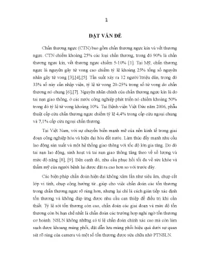 Nghiên cứu ứng dụng phẫu thuật nội soi lồng ngực trong 
