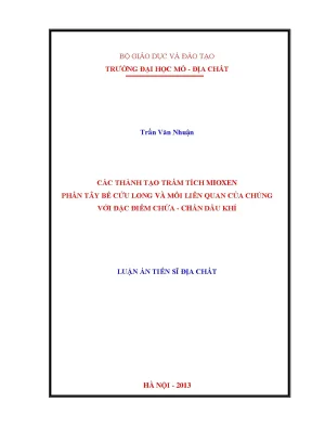 Nghiên Cứu Các Thành Tạo Trầm Tích Mioxen Phần Tây Bể 