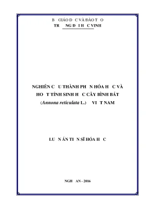 Nghiên Cứu Thành Phần Hóa Học và Hoạt Tính Sinh Học của
