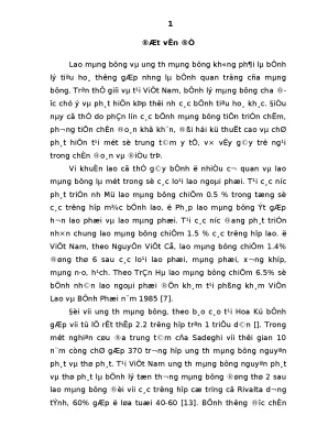 Bệnh lý màng bông và ung thư màng bông: Những điều cần biết